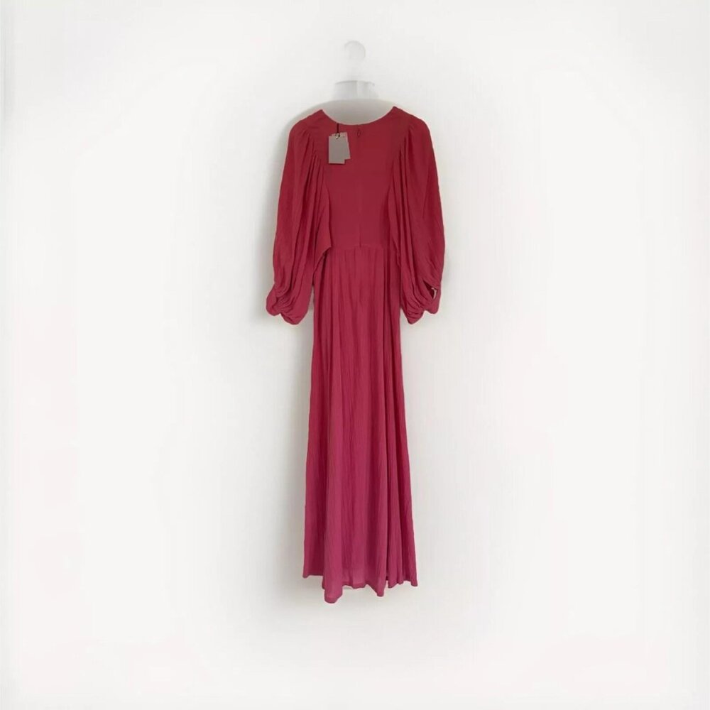 RAEY long fuchsia day dress UK 10 - Picture 7 of 7